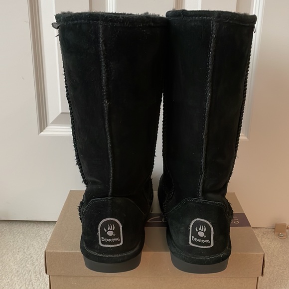 BearPaw Elle Sheepskin Leather Boots - Picture 2 of 5